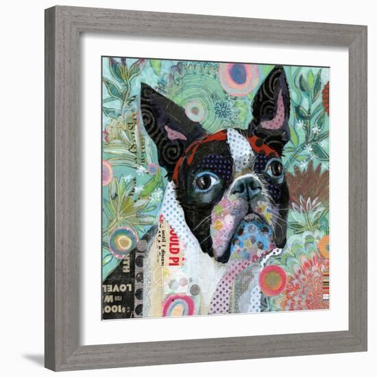 Mischievous Gardener-Judy Verhoeven-Framed Art Print