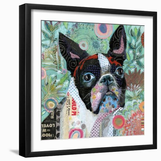 Mischievous Gardener-Judy Verhoeven-Framed Art Print