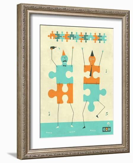 Misfits-Jazzberry Blue-Framed Art Print