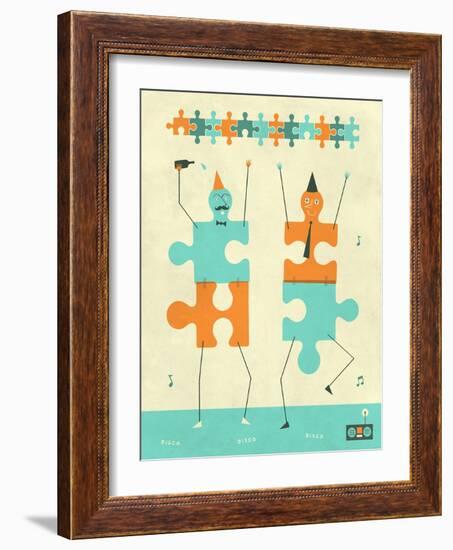 Misfits-Jazzberry Blue-Framed Art Print