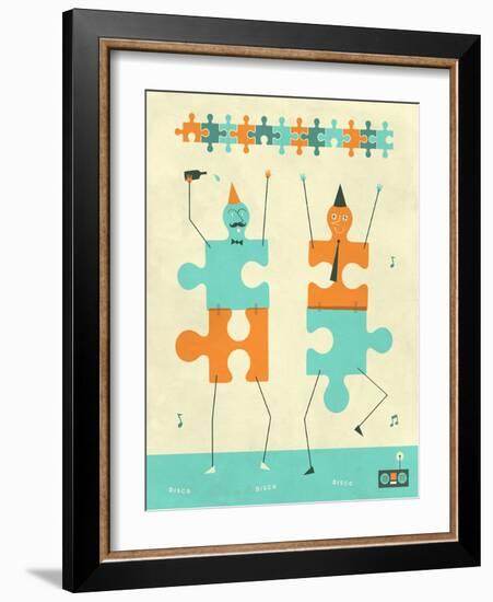 Misfits-Jazzberry Blue-Framed Art Print