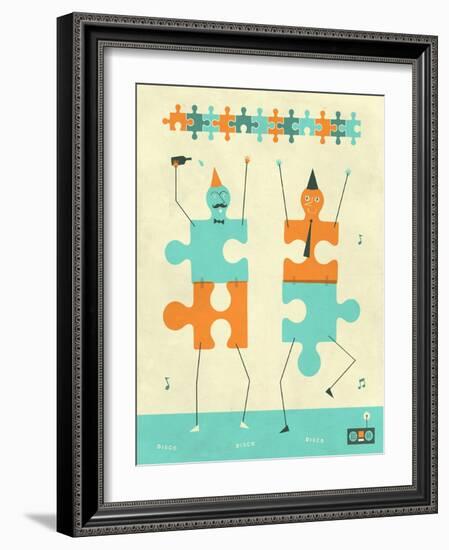 Misfits-Jazzberry Blue-Framed Art Print