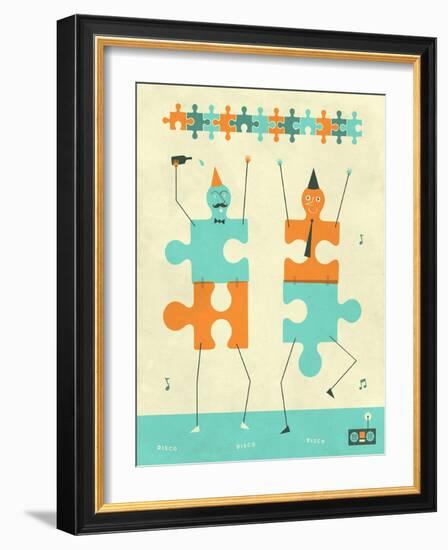 Misfits-Jazzberry Blue-Framed Art Print