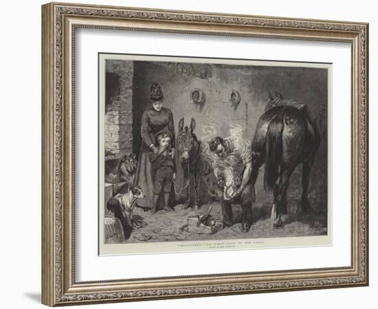 Misgivings, His First Visit to the Forge-John Charlton-Framed Giclee Print