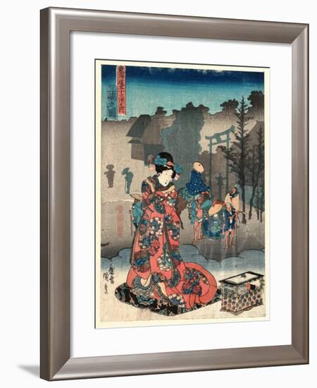 Mishima No Zu-Utagawa Toyokuni-Framed Giclee Print