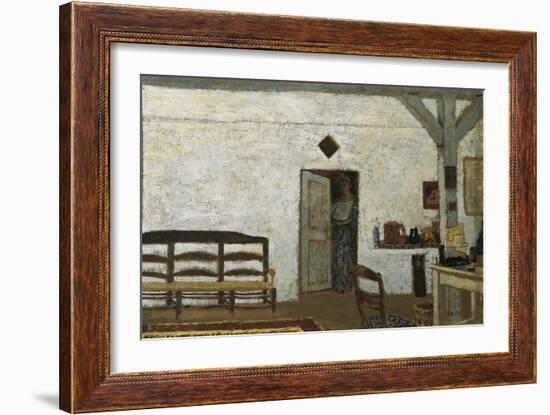 Misia in Villeneuve-Sur-Yonne-Edouard Vuillard-Framed Art Print