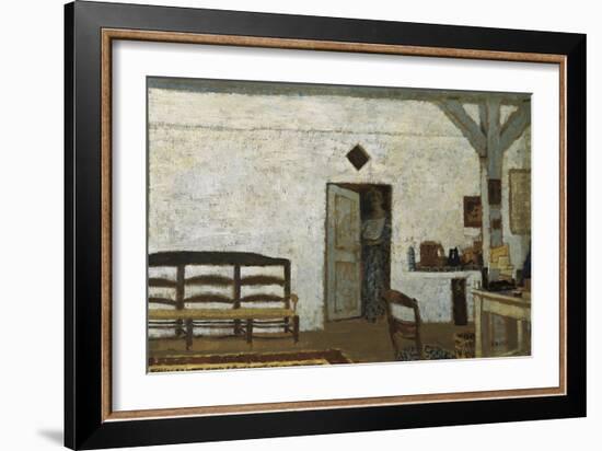 Misia in Villeneuve-Sur-Yonne-Edouard Vuillard-Framed Art Print