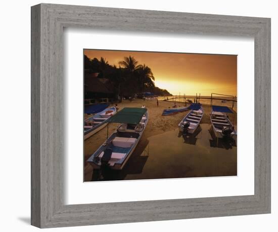 Mismaloya Beach, Puerta Vallarta, Mexico-Walter Bibikow-Framed Photographic Print