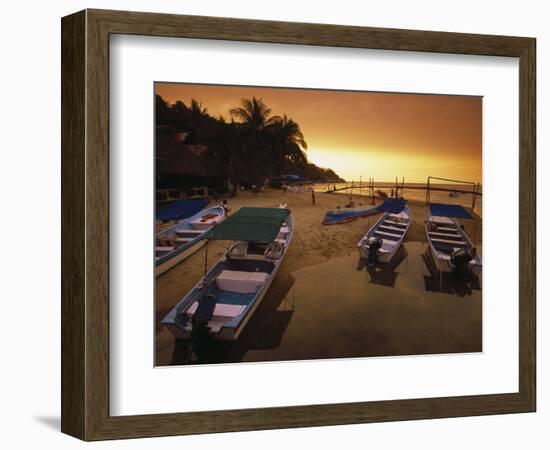 Mismaloya Beach, Puerta Vallarta, Mexico-Walter Bibikow-Framed Photographic Print