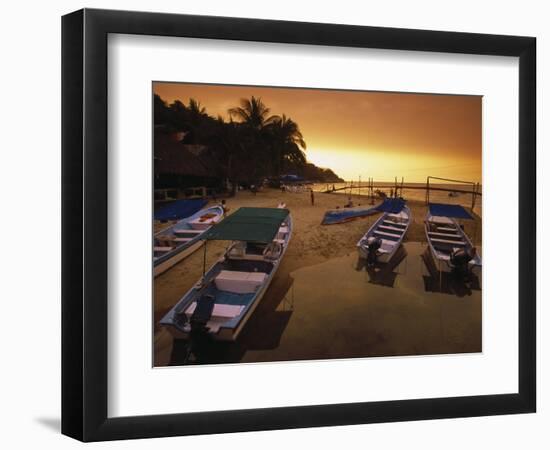 Mismaloya Beach, Puerta Vallarta, Mexico-Walter Bibikow-Framed Photographic Print