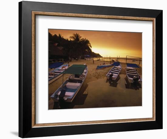 Mismaloya Beach, Puerta Vallarta, Mexico-Walter Bibikow-Framed Photographic Print