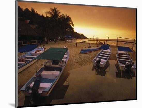 Mismaloya Beach, Puerta Vallarta, Mexico-Walter Bibikow-Mounted Photographic Print