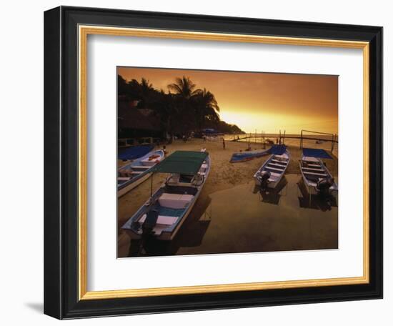 Mismaloya Beach, Puerta Vallarta, Mexico-Walter Bibikow-Framed Photographic Print