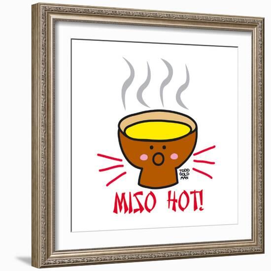 Miso Hot!-Todd Goldman-Framed Giclee Print