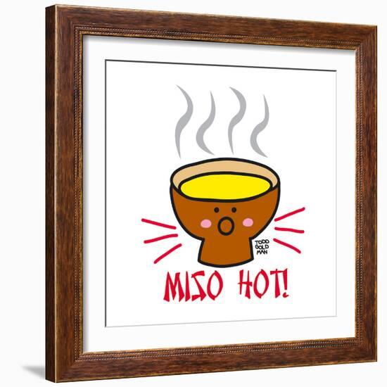 Miso Hot!-Todd Goldman-Framed Giclee Print