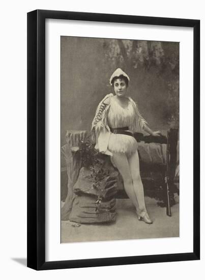 Miss Ada Blanche, as Robinson Crusoe-null-Framed Photographic Print