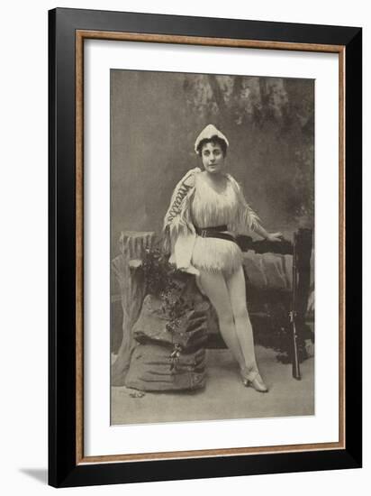 Miss Ada Blanche, as Robinson Crusoe-null-Framed Photographic Print