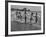 Miss America Candidates Playing in Surf During Contest Period-Peter Stackpole-Framed Premium Photographic Print