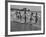 Miss America Candidates Playing in Surf During Contest Period-Peter Stackpole-Framed Premium Photographic Print