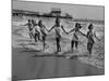 Miss America Candidates Playing in Surf During Contest Period-Peter Stackpole-Mounted Premium Photographic Print