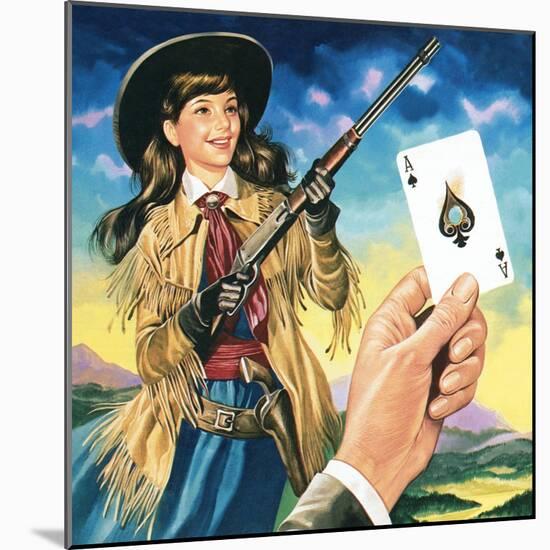 Miss Annie Oakley-Ron Embleton-Mounted Giclee Print