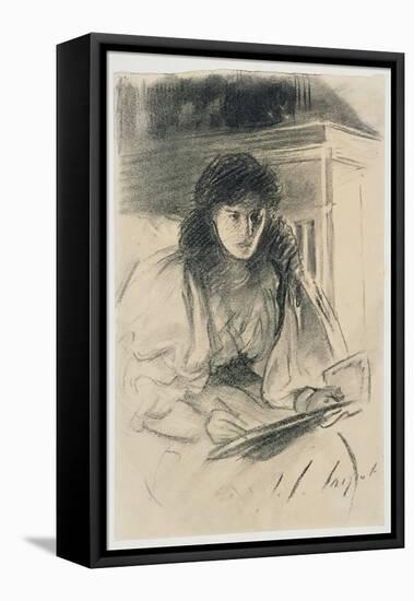 Miss Anstruther Thomson, 1899-John Singer Sargent-Framed Premier Image Canvas