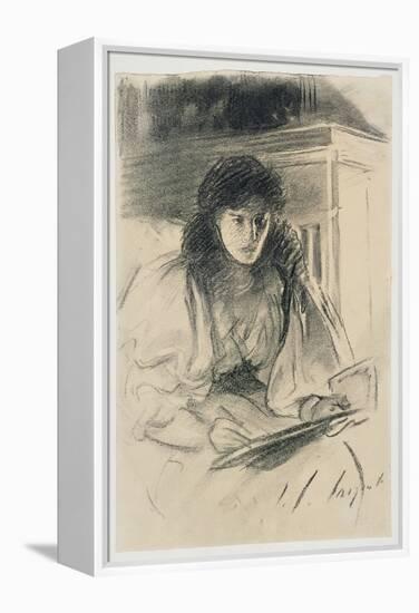 Miss Anstruther Thomson, 1899-John Singer Sargent-Framed Premier Image Canvas