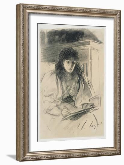 Miss Anstruther Thomson, 1899-John Singer Sargent-Framed Giclee Print