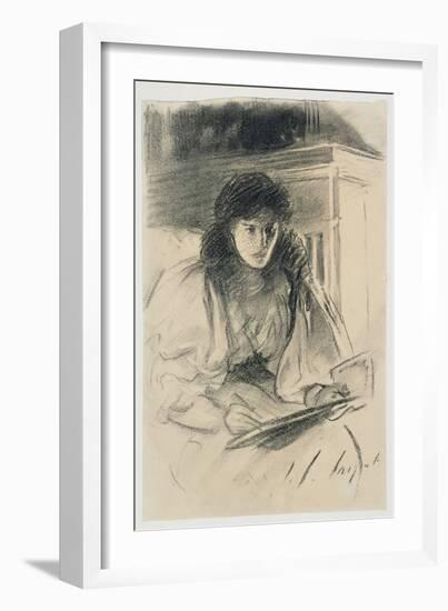 Miss Anstruther Thomson, 1899-John Singer Sargent-Framed Giclee Print