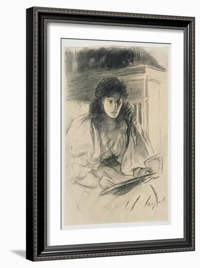 Miss Anstruther Thomson, 1899-John Singer Sargent-Framed Giclee Print