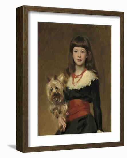 Miss Beatrice Townsend, 1882-John Singer Sargent-Framed Art Print