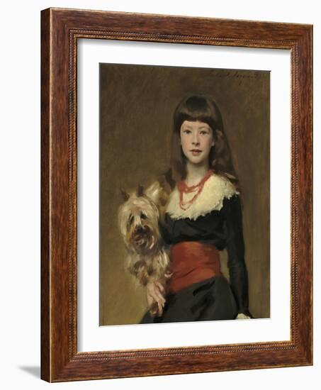 Miss Beatrice Townsend, 1882-John Singer Sargent-Framed Art Print