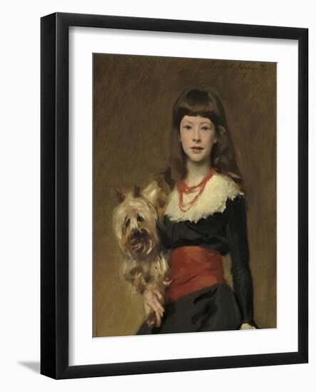 Miss Beatrice Townsend, 1882-John Singer Sargent-Framed Art Print