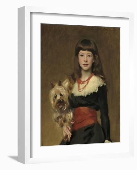 Miss Beatrice Townsend, 1882-John Singer Sargent-Framed Art Print