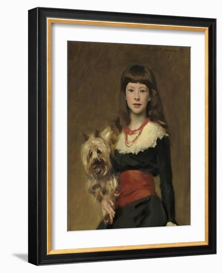 Miss Beatrice Townsend, 1882-John Singer Sargent-Framed Art Print