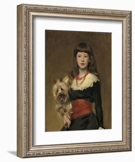 Miss Beatrice Townsend, 1882-John Singer Sargent-Framed Art Print