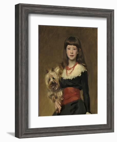 Miss Beatrice Townsend, 1882-John Singer Sargent-Framed Art Print