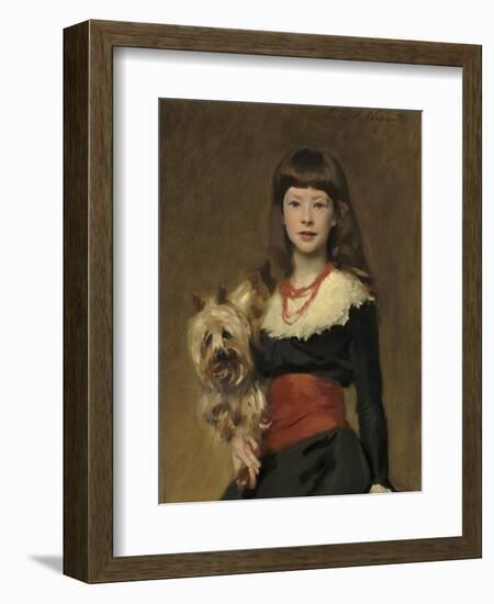 Miss Beatrice Townsend, 1882-John Singer Sargent-Framed Art Print