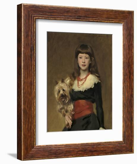 Miss Beatrice Townsend, 1882-John Singer Sargent-Framed Art Print