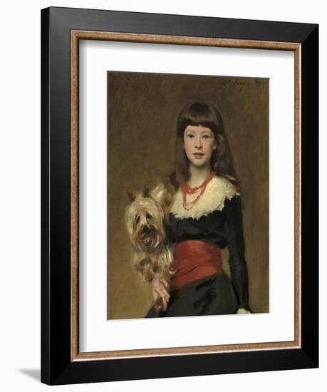 Miss Beatrice Townsend, 1882-John Singer Sargent-Framed Art Print