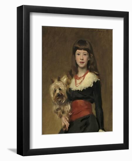 Miss Beatrice Townsend, 1882-John Singer Sargent-Framed Art Print