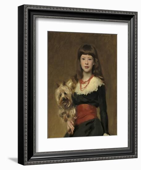 Miss Beatrice Townsend, 1882-John Singer Sargent-Framed Art Print