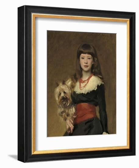 Miss Beatrice Townsend, 1882-John Singer Sargent-Framed Art Print