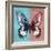 Miss Butterfly Agenor Sq - Turquoise & Red-Philippe Hugonnard-Framed Photographic Print