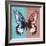 Miss Butterfly Agenor Sq - Turquoise & Red-Philippe Hugonnard-Framed Photographic Print