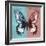 Miss Butterfly Agenor Sq - Turquoise & Red-Philippe Hugonnard-Framed Photographic Print