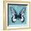 Miss Butterfly Agenor Sq - Turquoise-Philippe Hugonnard-Framed Photographic Print