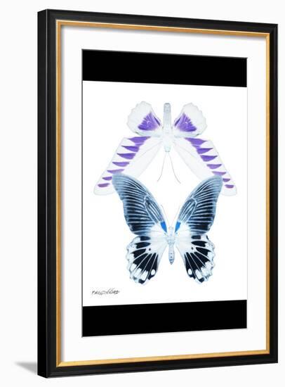 Miss Butterfly Duo Brookagenor II - X-Ray B&W Edition-Philippe Hugonnard-Framed Photographic Print