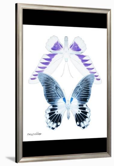 Miss Butterfly Duo Brookagenor II - X-Ray B&W Edition-Philippe Hugonnard-Framed Photographic Print