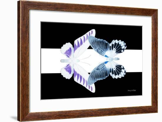 Miss Butterfly Duo Brookagenor - X-Ray B&W Edition II-Philippe Hugonnard-Framed Premium Photographic Print